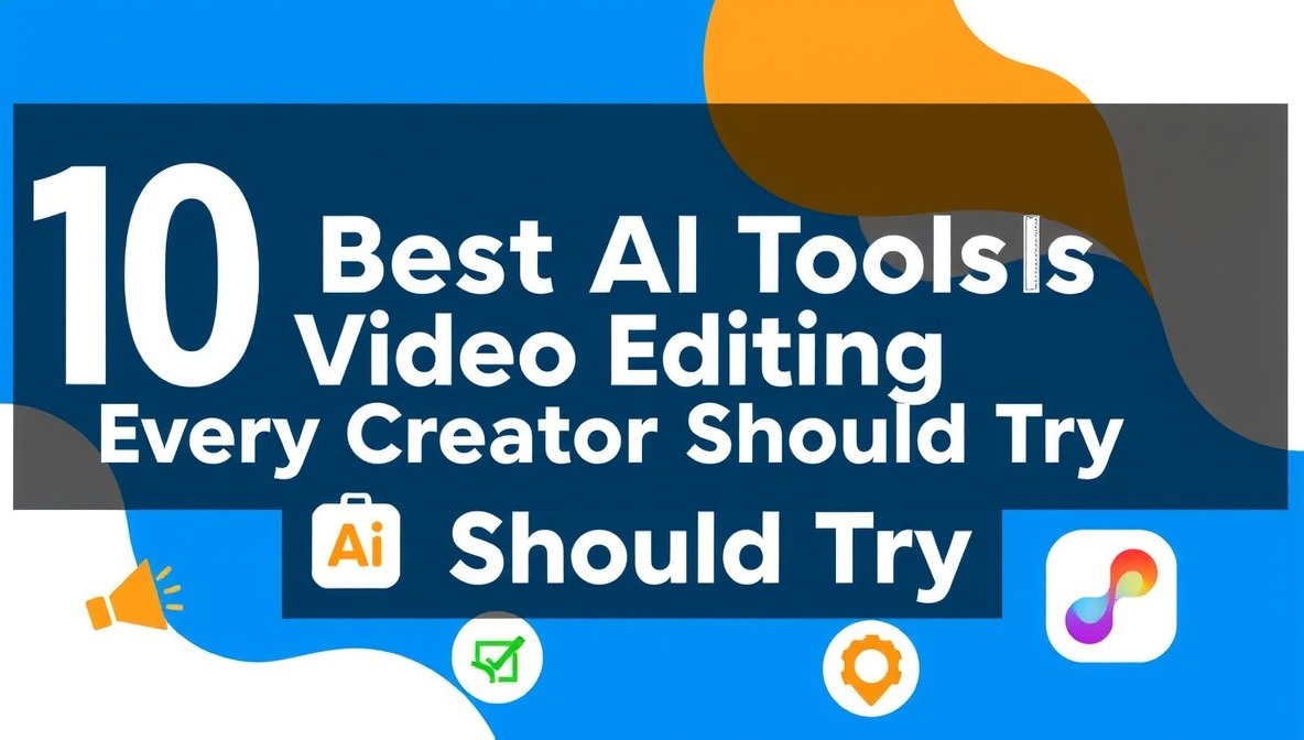 10 Best AI Tools for Video Editing Every Creator Should Try