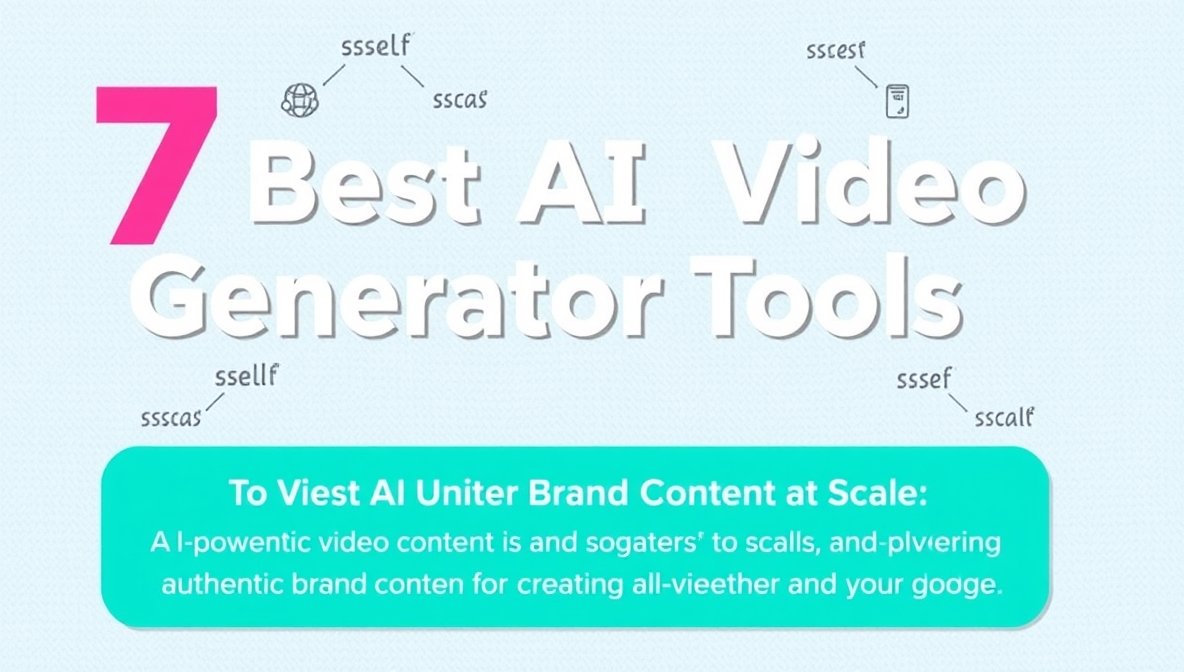 7 Best AI UGC Video Generator Tools to Create Authentic Brand Content at Scale